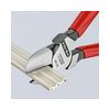 Oldalcsípő fogó 62HRC max.d4/2,8/2mm piros-kék szigetelés normál 160mm KNIPEX - 7001160